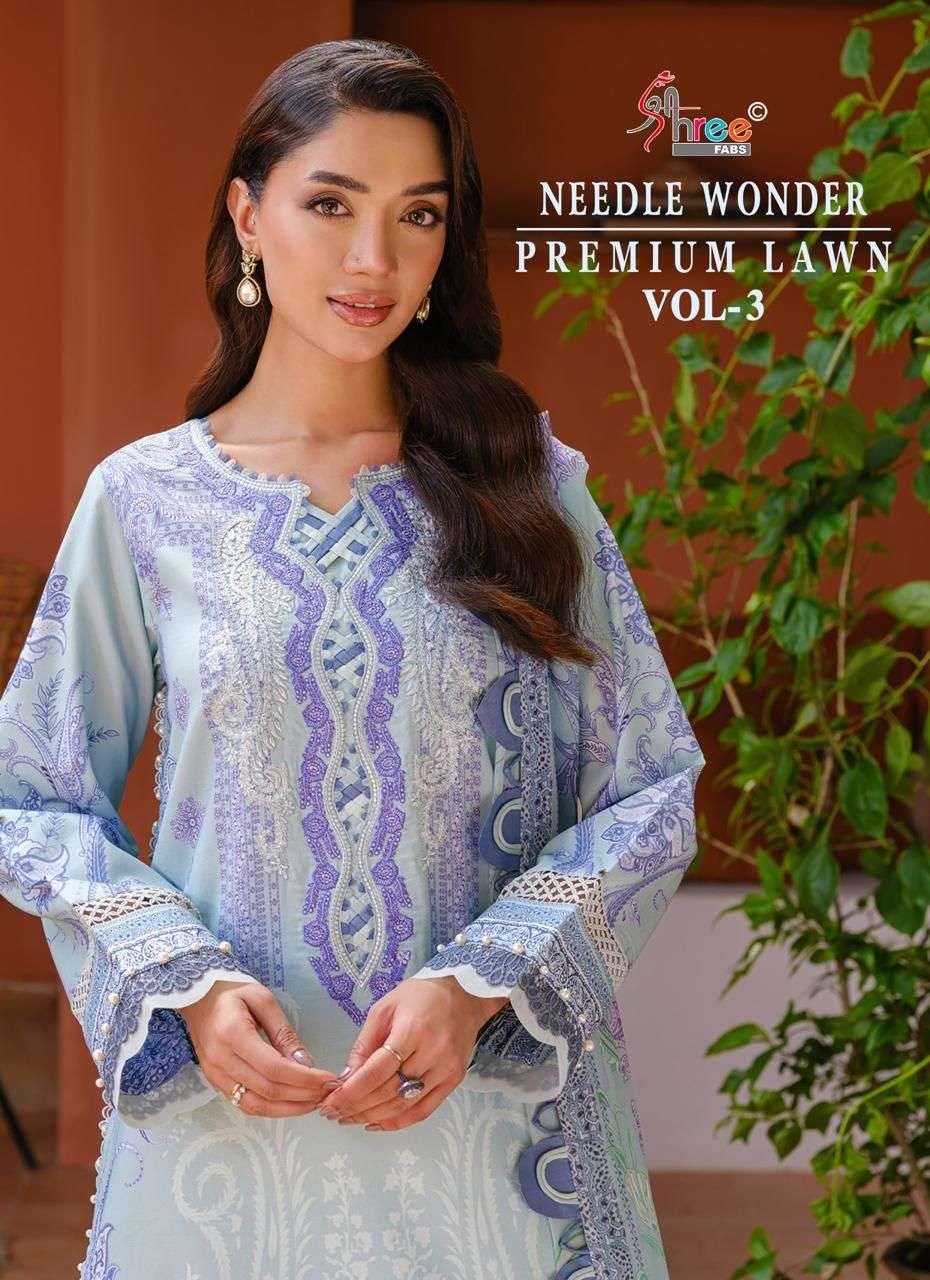 NEEDLE WONDER PREMIUM LAWN VOL - 02 BY SHREE FAB
